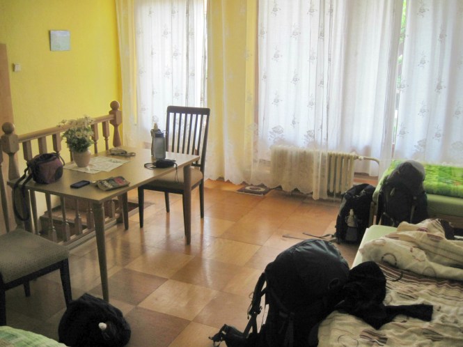 Our room came with its own table