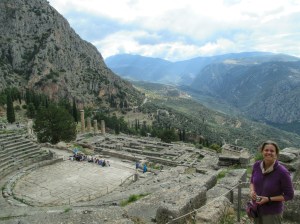The theater from the top row of seats