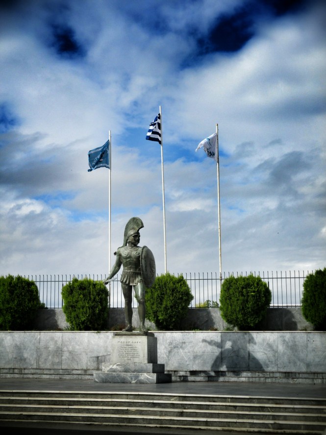 A statue for King Leonidas (main character in 300)