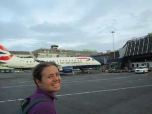 Flying British Airways into Dublin