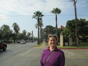 Many of the historic structures are located on Broadway, the large boulevard through the center of town