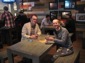 Lakewood Growler with Eric's cousin