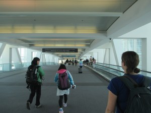 Walking into the Denver Airport